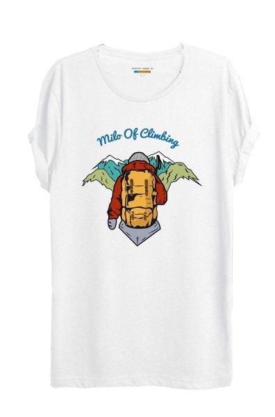 Milo Pandi T-shirt - Beyaz Climbing