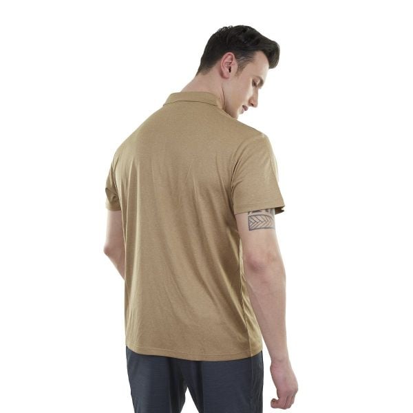 Alpinist Horizons Ultra Dry Erkek Polo T-Shirt camel