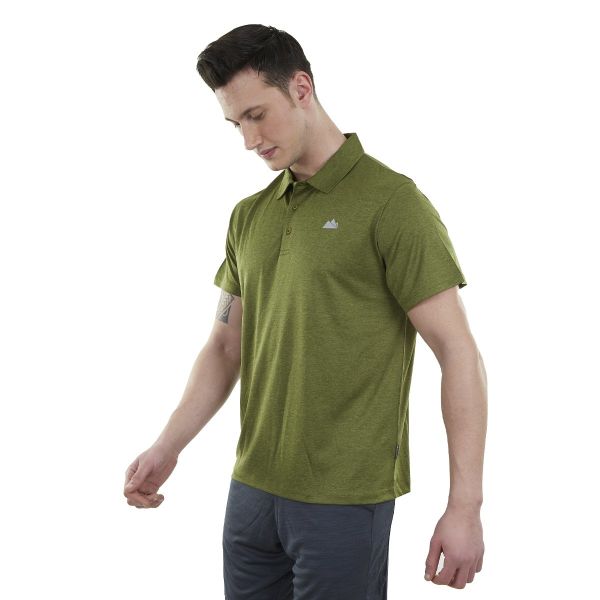 Alpinist Horizons Ultra Dry Erkek Polo T-Shirt Haki