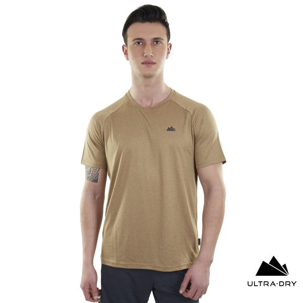 Alpinist Mission Ultra Dry Erkek T-Shirt Camel