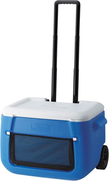 Coleman Poly-Lite Wheeled Mesh Tekerlekli Soğutucu Buzluk  50 QT  47.3 Lt