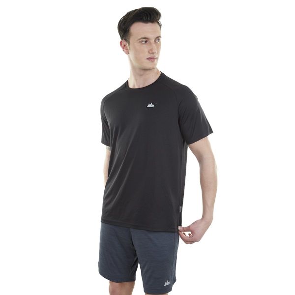 Alpinist Mission Ultra Dry Erkek T-Shirt Siyah