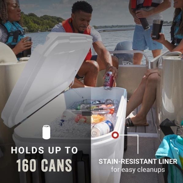 Coleman Xtreme Wheeled 100 QT Tekerlekli Soğutucu Marine Buzluk 94.6 Lt