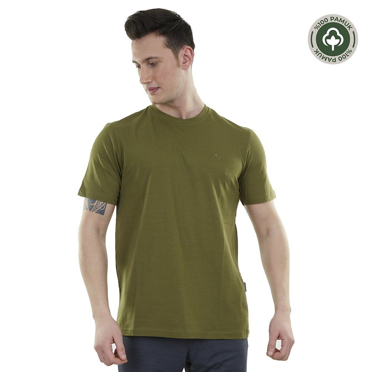 Alpinist Lucid Erkek T-Shirt Haki