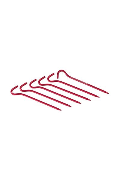 MSR Hook Stakes Kit Çadır Kazığı 6'lı high risk red