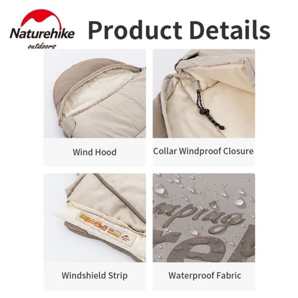 Naturehike Feeder B180 Cotton Uyku Tulumu -8°C