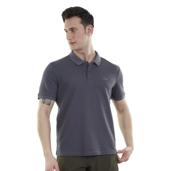 Alpinist Edge Erkek Polo T-Shirt Antrasit