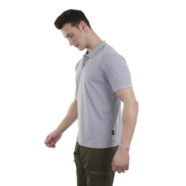 Alpinist Edge Erkek Polo T-Shirt Gri