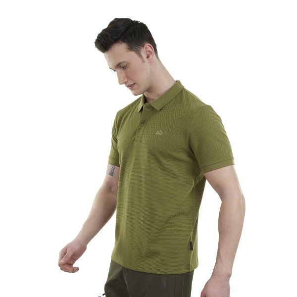 Alpinist Edge Erkek Polo T-Shirt Haki