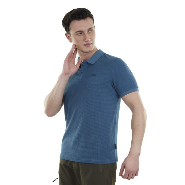 Alpinist Edge Erkek Polo T-Shirt  İndigo