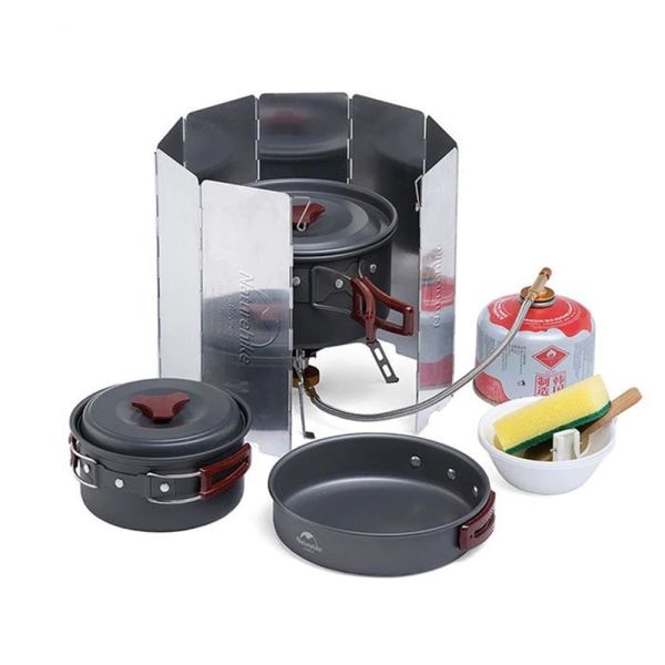 Naturehike Katlanır Rüzgar Kesici Aparat | 8 Parça |