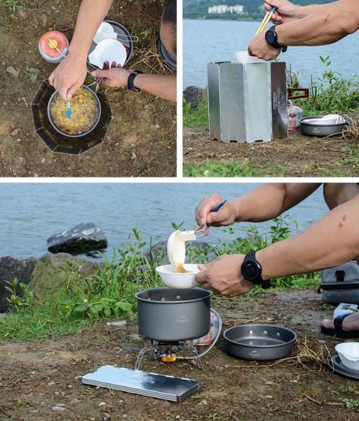 Naturehike Katlanır Rüzgar Kesici Aparat | 10 Parça |