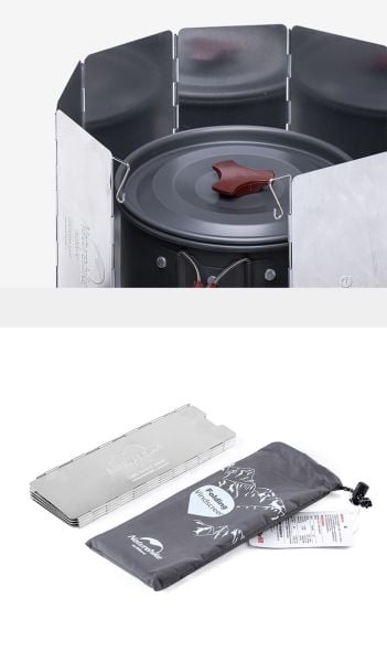 Naturehike Katlanır Rüzgar Kesici Aparat | 10 Parça |