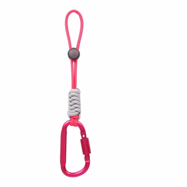 Ergan Outdoor Paracord & Karabinalı Anahtarlık - Pembe