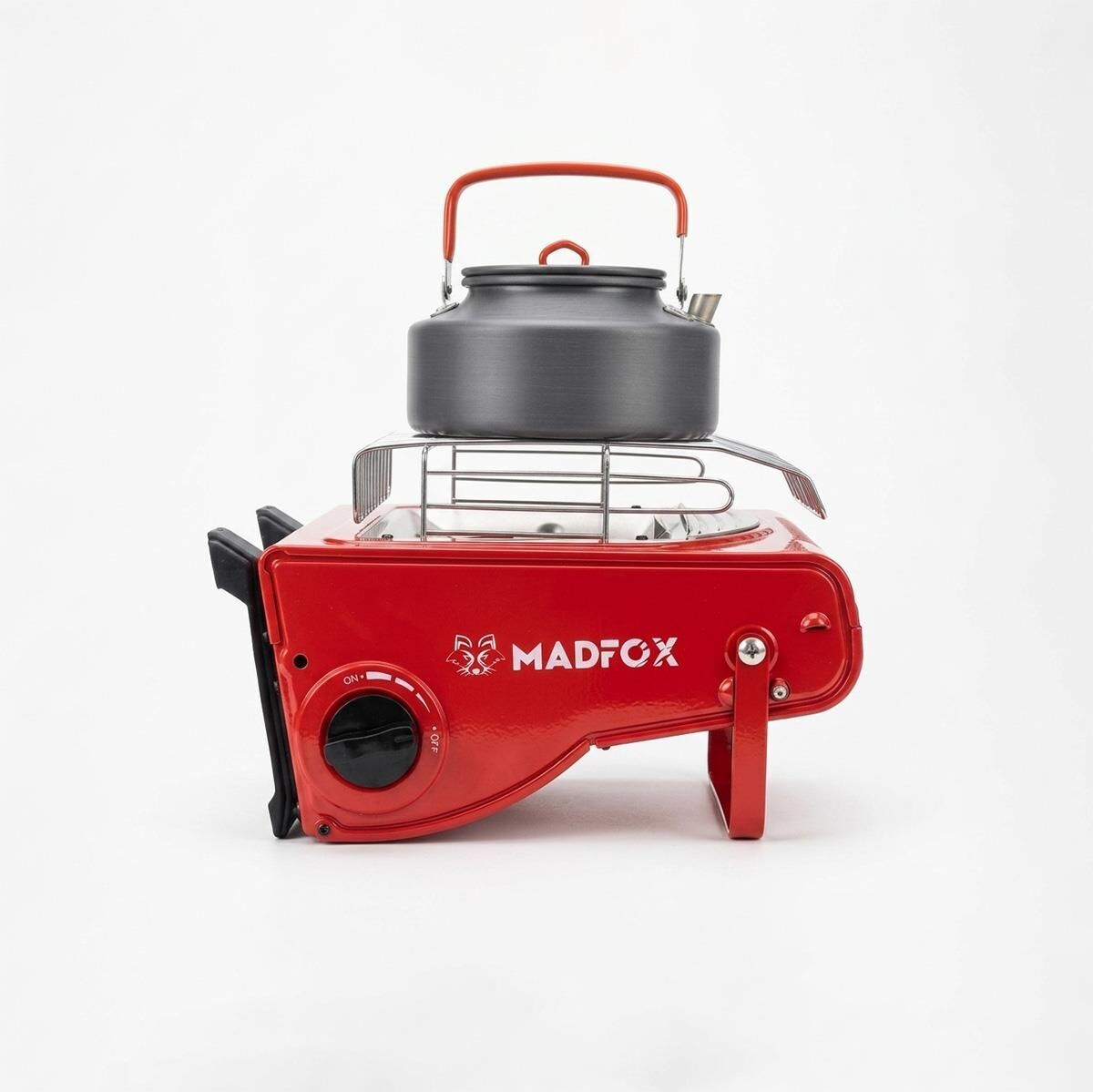 Madfox Blaze Pro Kamp Tipi Portatif Gazlı Soba KIRMIZI