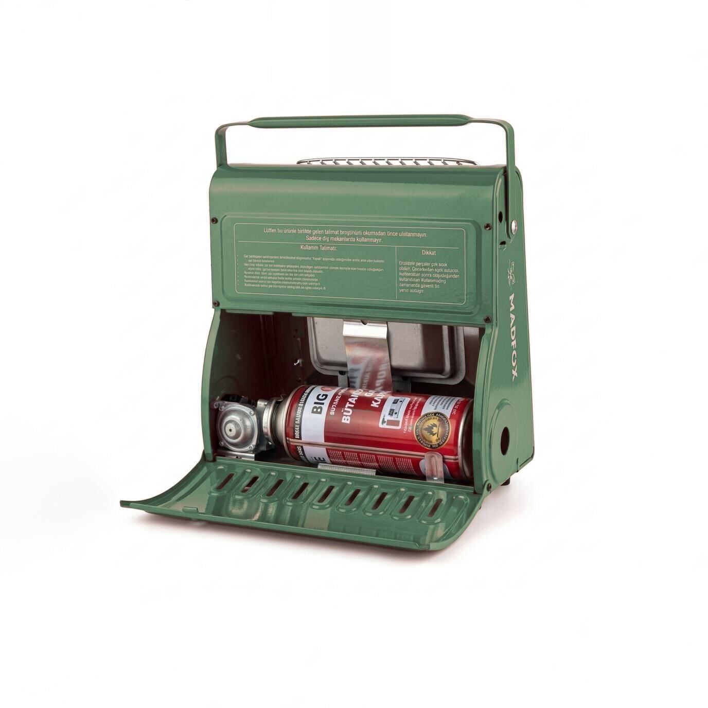 Madfox Blaze Pro Kamp Tipi Portatif Gazlı Soba HAKİ