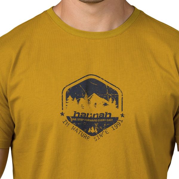 Hannah Ramone Baskılı Erkek T-Shirt Honey
