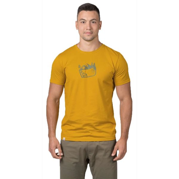 Hannah Ravi Baskılı Erkek T-Shirt Honey