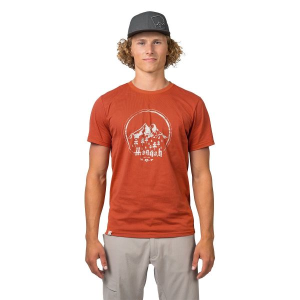 Hannah Ravi Baskılı Erkek T-Shirt Mecca Orange