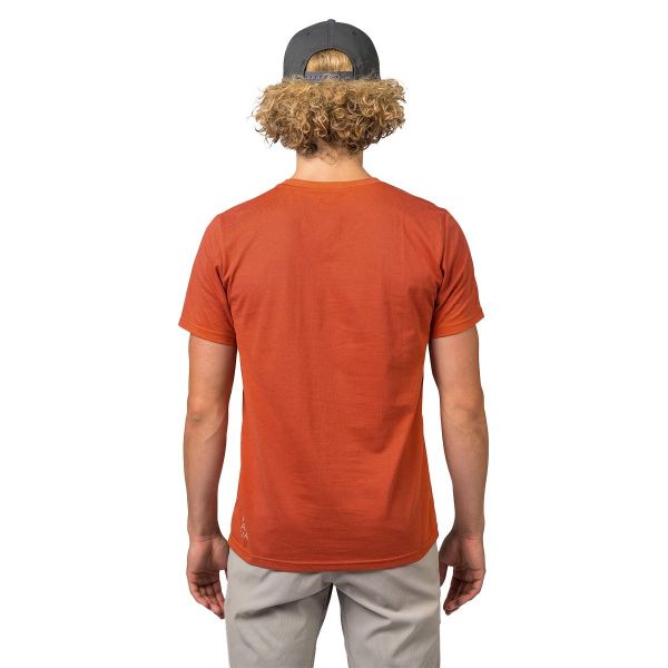 Hannah Ravi Baskılı Erkek T-Shirt Mecca Orange