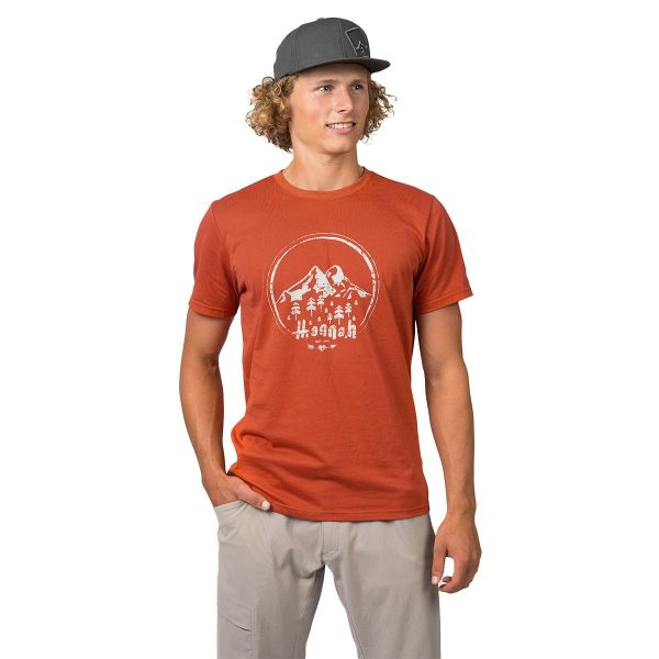 Hannah Ravi Baskılı Erkek T-Shirt Mecca Orange