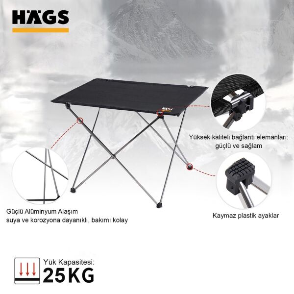 Hags Ultralight Katlanabilir Kamp Masası