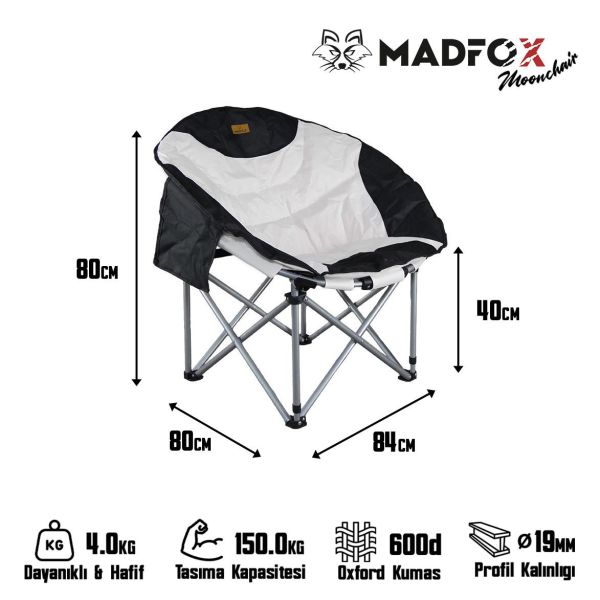 Madfox Moonchair Deluxe Katlanır Kamp Sandalyesi