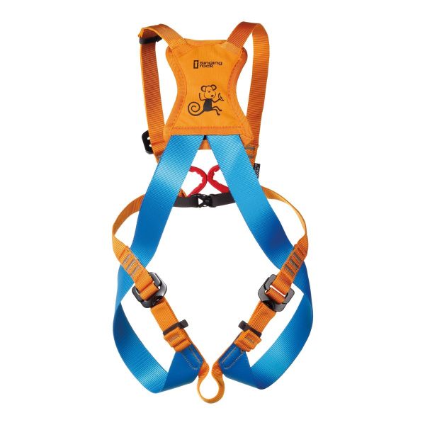 Zaza Çocuk Full Body Çocuk Harness Orange-Blue