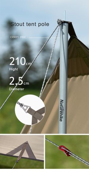 Naturehike Square Glamping 3x5 mt Tarp [Güneş ve Rüzgar Koruma Tentesi]