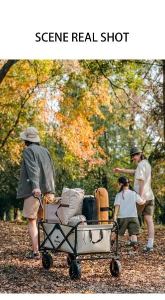 Naturehike Çok Amaçlı Katlanır Taşıma Arabası [Vagon]