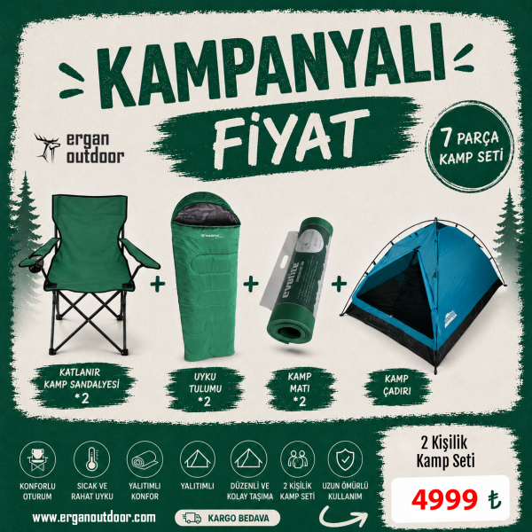2 Kişilik Kamp Seti