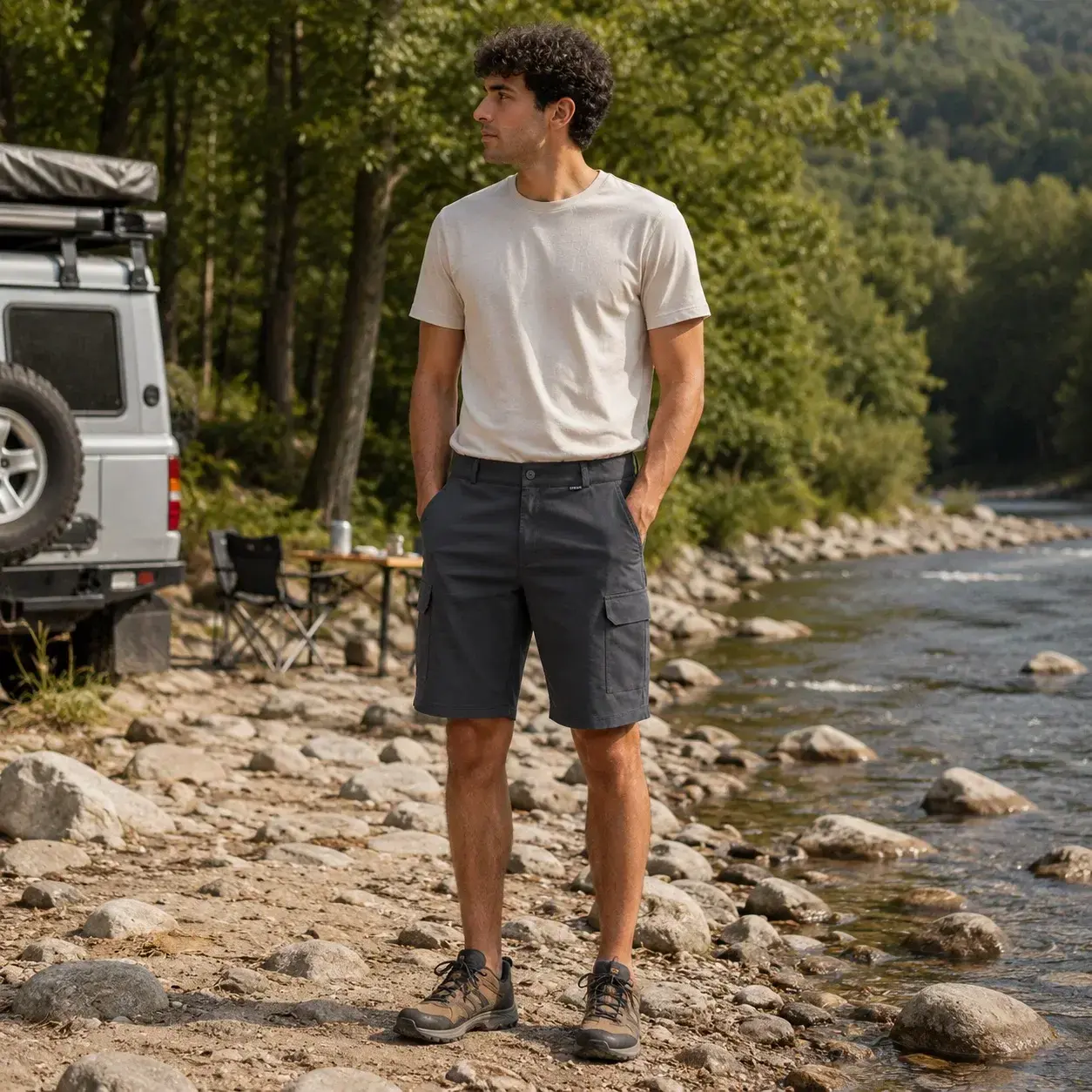 Champp Terrain Lite Erkek Outdoor Şort - Antrasit