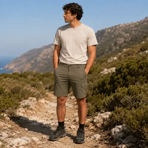 Champp Terrain Lite Erkek Outdoor Şort - Haki