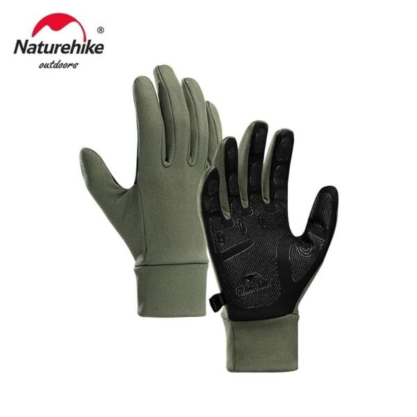 Naturehike Touch Screen Anti - Skid Eldiven - Army Green - XL