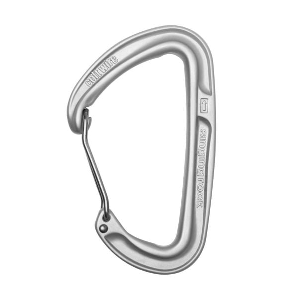 ﻿Singingrock Core Wire Straight Tel Kapı Karabina silver