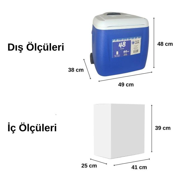 Freeze Peak Eco Cool 40 QT Soğutucu Buzluk 38 Litre