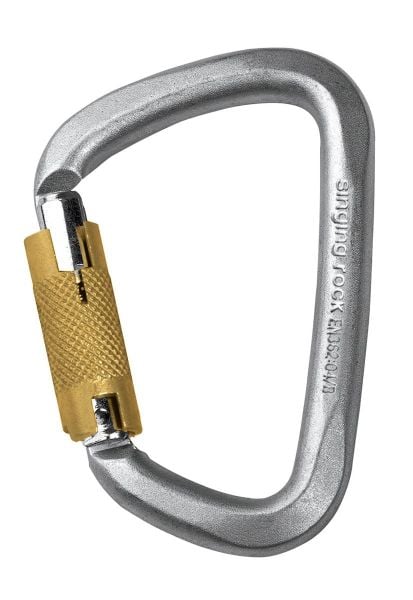 D STEEL CONNECTOR TRIPLE LOCK Otomatik Kilitli Çelik Karabina