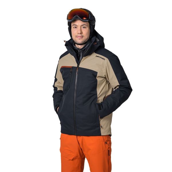 Hannah Kelton Erkek Outdoor Mont - Anthracite/Safari
