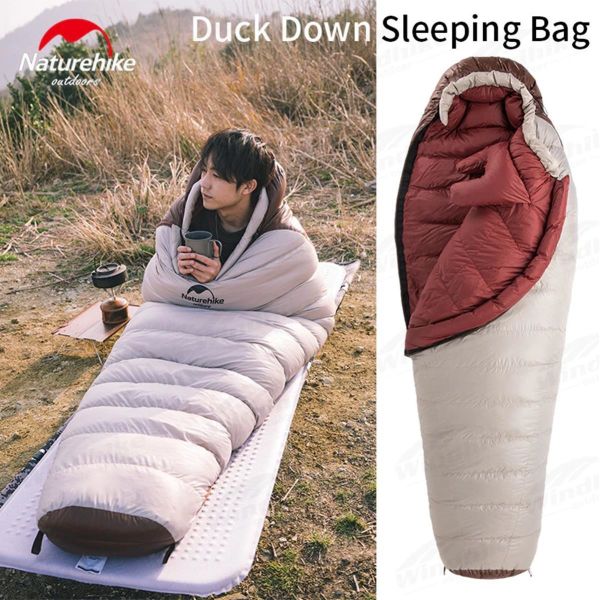 Naturehike L/720G Snowbird Ördek Tüyü Mumya Uyku Tulumu -22°C