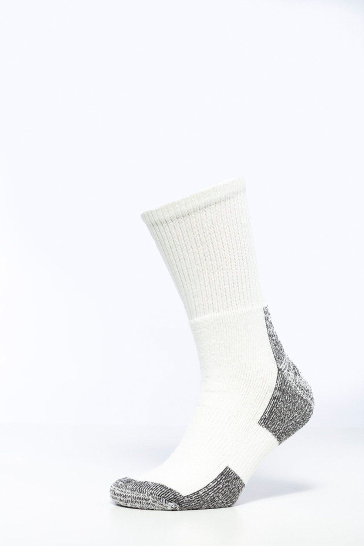 ALPINIST  Akrilik Takfiyeli yün çorap Ekru