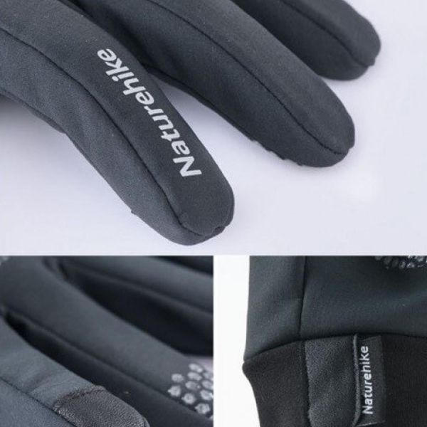 Naturehike Touch Screen Windproof Eldiven - Black - XL