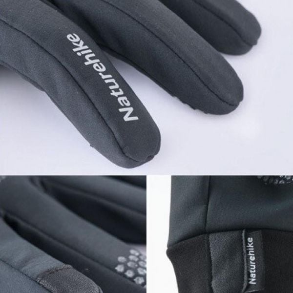 Naturehike Touch Screen Windproof Eldiven - Blue - L