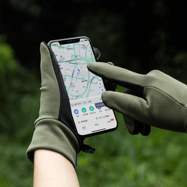 Naturehike Touch Screen Anti - Skid Eldiven - Grey - L