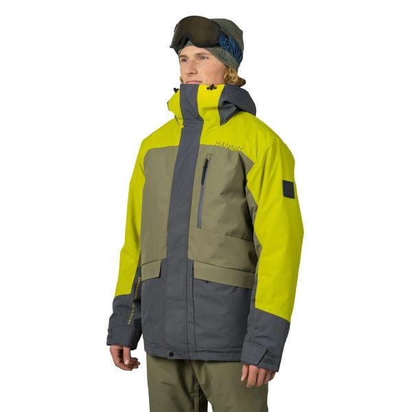 Hannah Garow FD Erkek Outdoor Mont - burntolive/citronelle