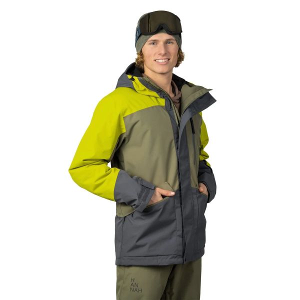 Hannah Garow FD Erkek Outdoor Mont - burntolive/citronelle