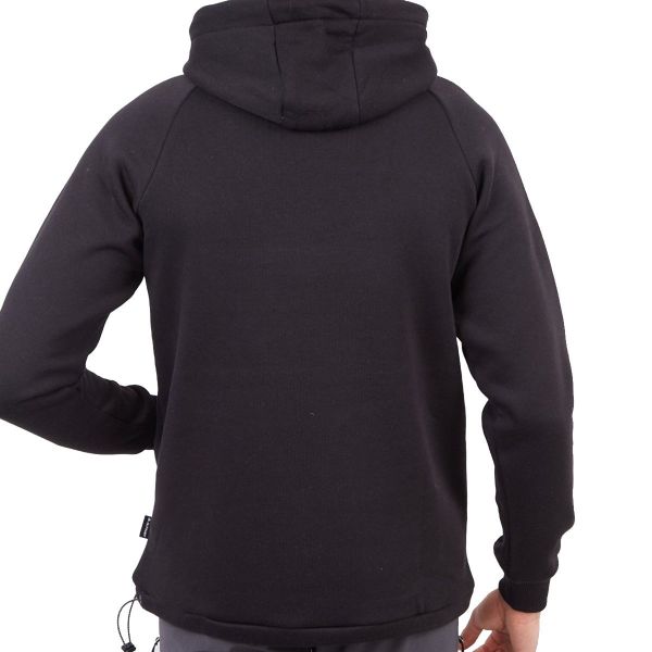Alpinist Delta Kapüşonlu Sweatshirt - Siyah