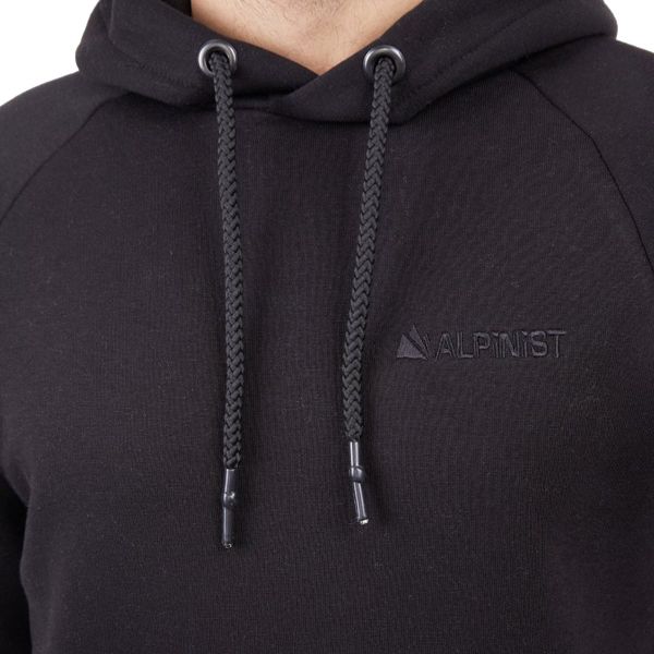 Alpinist Delta Kapüşonlu Sweatshirt - Siyah