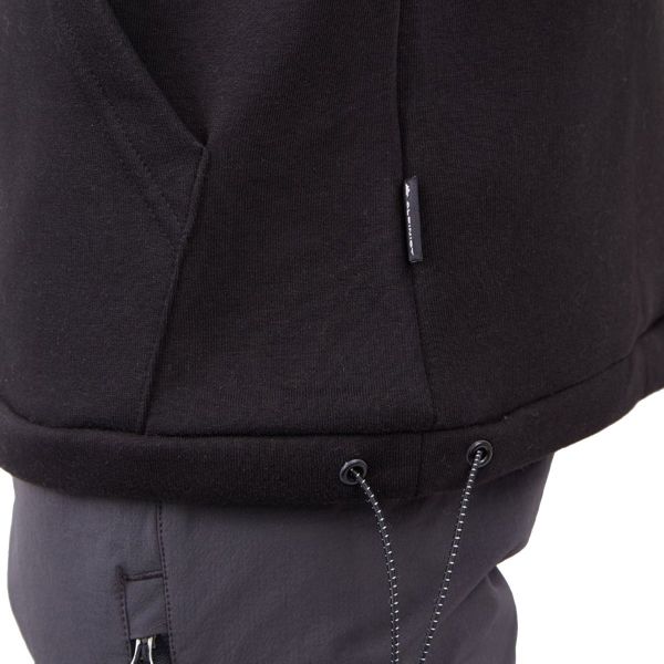 Alpinist Delta Kapüşonlu Sweatshirt - Siyah