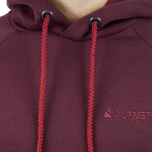Alpinist Delta Kapüşonlu Sweatshirt - Vişne