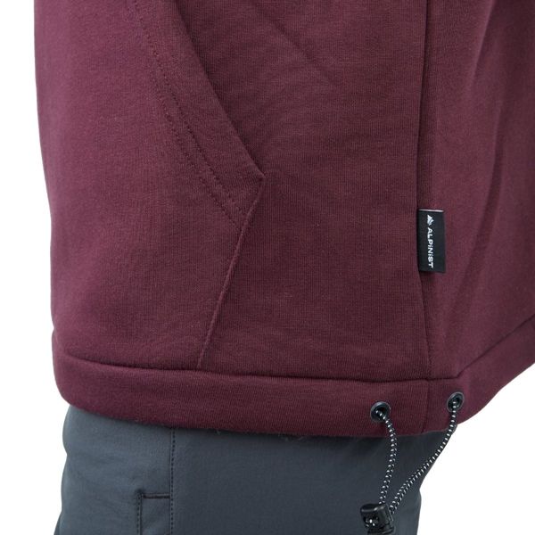 Alpinist Delta Kapüşonlu Sweatshirt - Vişne